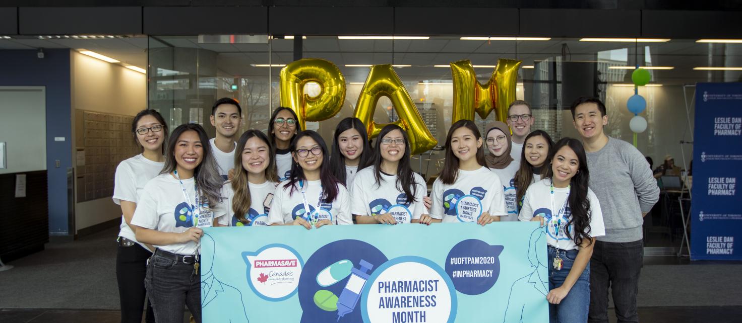 Group shot of PAM Student Volunteers