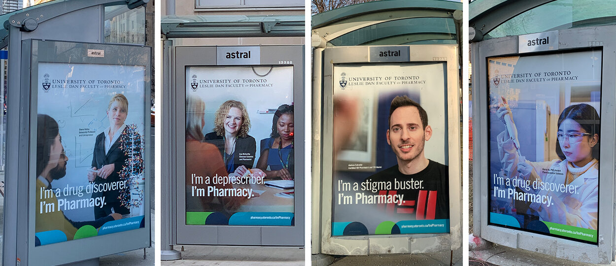 Collection of I'm Pharmacy Campaign Ads in market