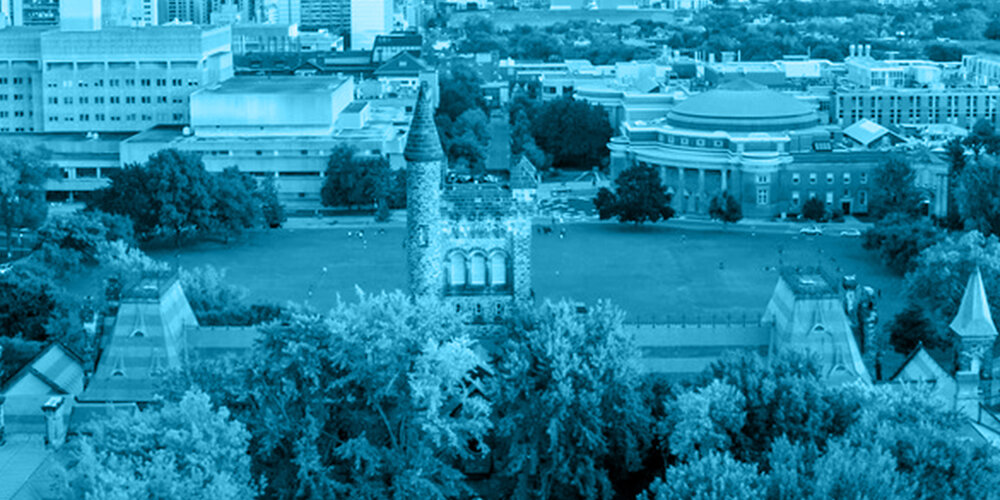 aerial photo of University of Toronto St. George Campus