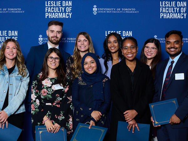 Group photo of PharmD students at 2022 Undergraduate Awards
