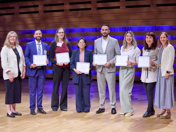 Alison Thompson, Acting Associate Dean, Academic, with APPE Preceptors Rohit Lal, Gail Hopkins, Melissa Lo, Tarek Habash, Amanda Gin, and Julie Yeh, with Marcia McLean, Assistant Professor – Teaching Stream and Academic Lead, Experiential Education Alison Thompson, Acting Associate Dean, Academic, with APPE Preceptors Rohit Lal, Gail Hopkins, Melissa Lo, Tarek Habash, Amanda Gin, and Julie Yeh, with Marcia McLean, Assistant Professor – Teaching Stream and Academic Lead, Experiential Education